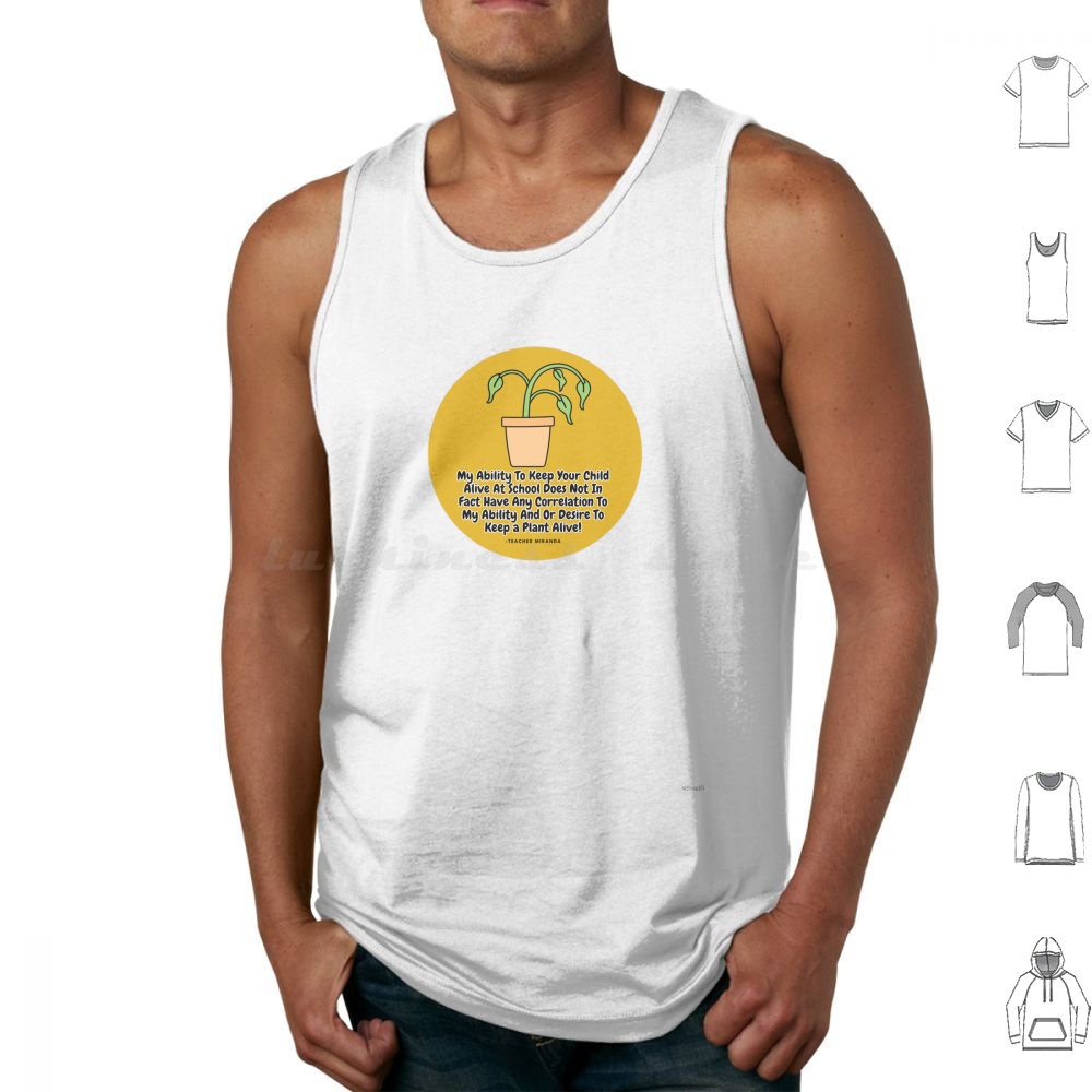 The Plant Parent - Geweldige Leraar, Vreselijke Plant, Ouder, Tanktops,