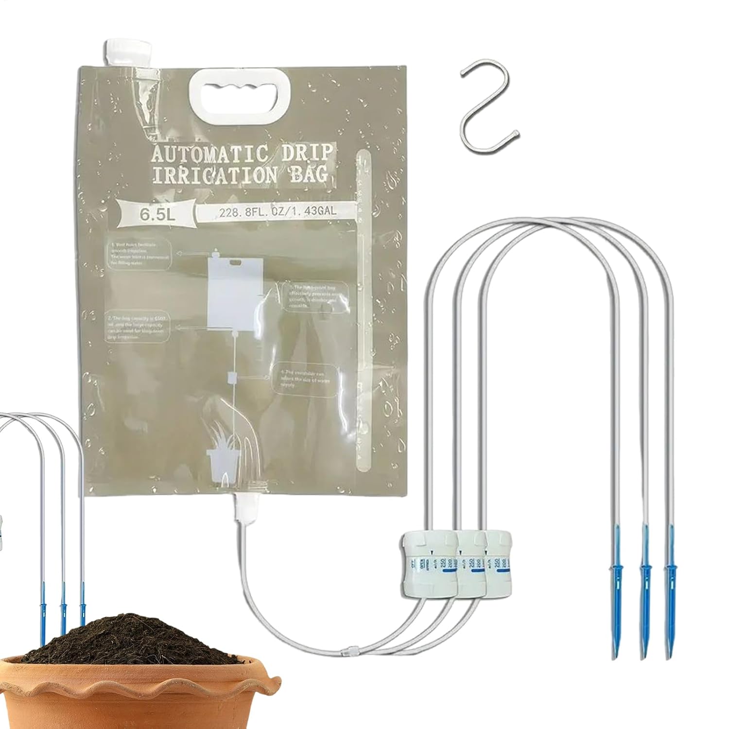 Plant Parent Kit - Automatische druppelbevler, instelbare druppelsnelheid, voorzien van