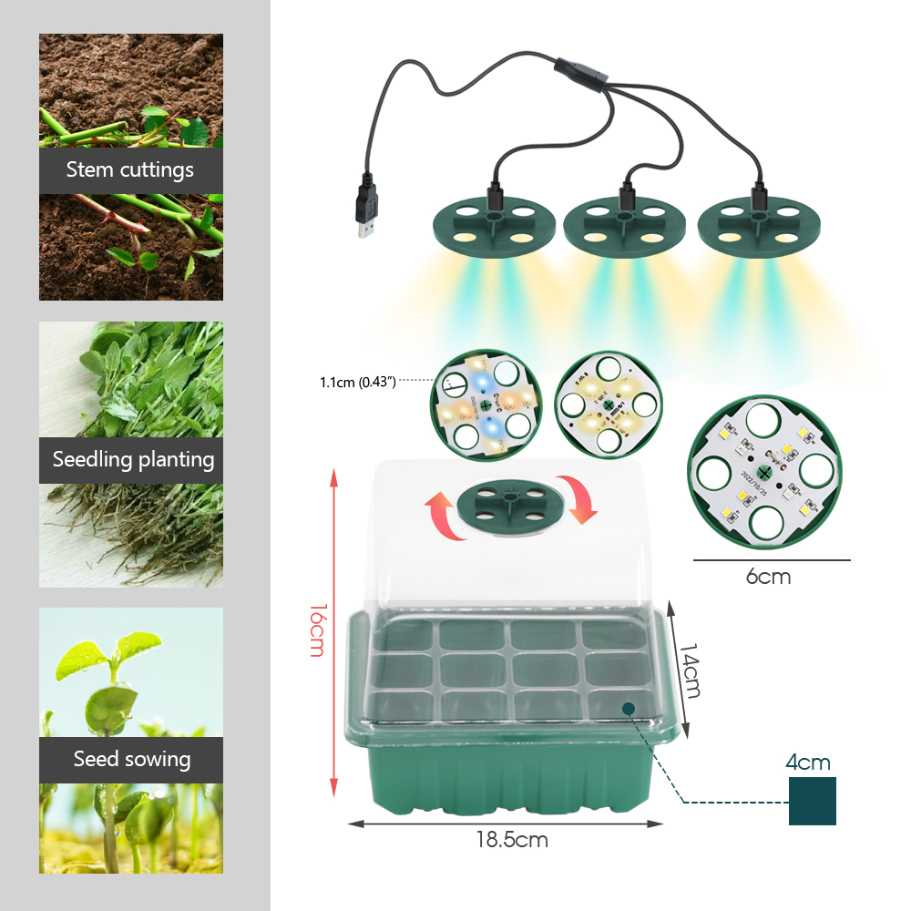 LED Kwekerij Potten met Grow L - Plant Parenting recensie en prijs