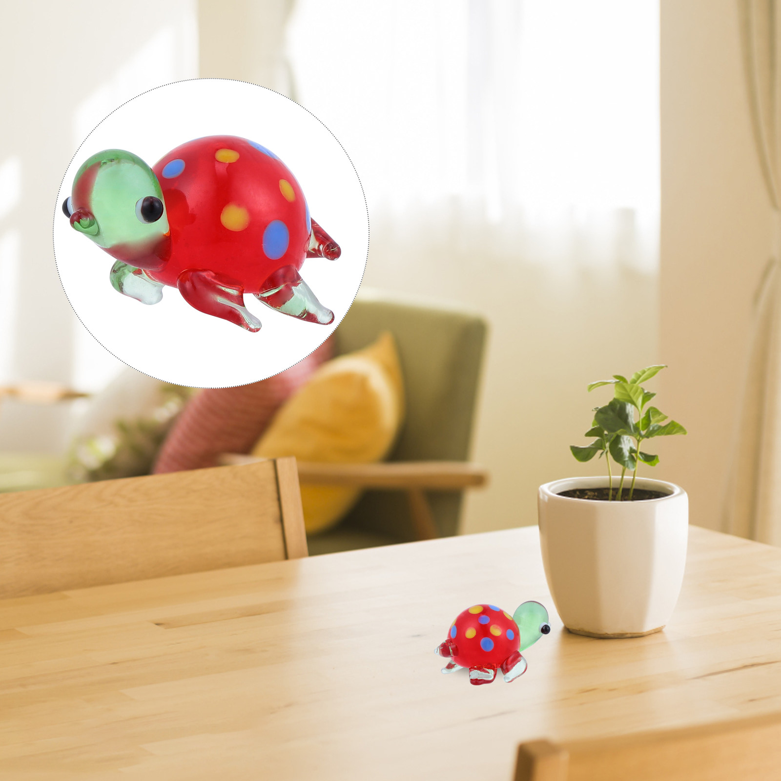 Kleurrijk handgemaakt glasgebl - Succulent Arrangement Mini recensie en prijs