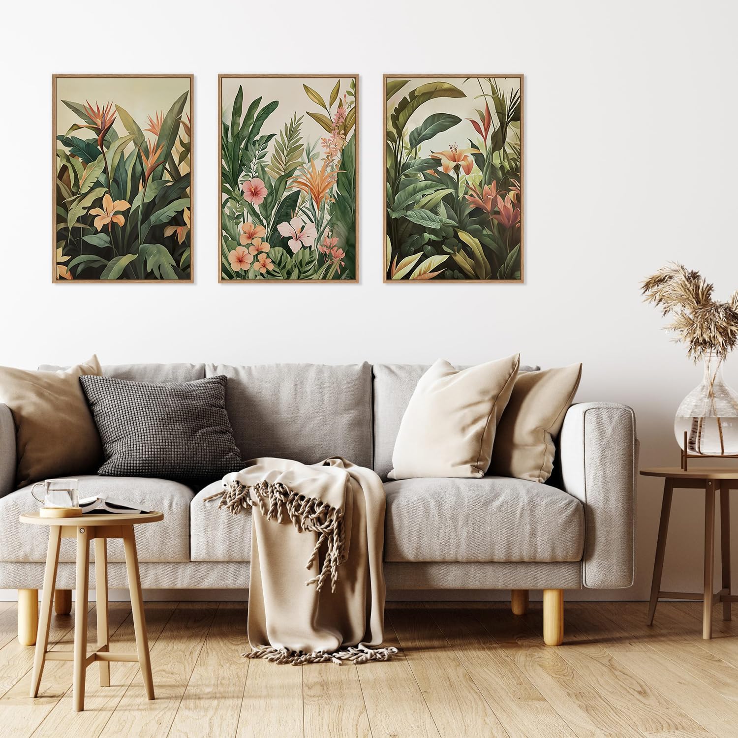 3 stks/set frameloze canvas sc - Plant Parenting recensie en prijs